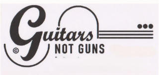 GUITARS NOT GUNS logo