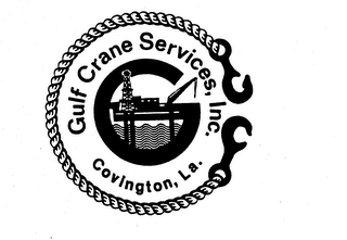 GULF CRANE SERVICES, INC. COVINGTON, LA. G logo