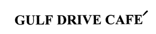 GULF DRIVE CAFE logo