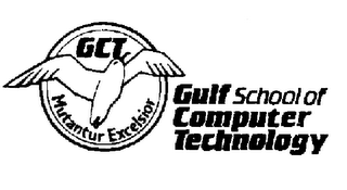 GULF SCHOOL OF COMPUTER TECHNOLOGY GCT MUTANTUR EXCELSIOR logo