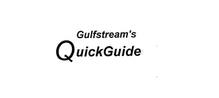 GULFSTREAM'S QUICKGUIDE logo