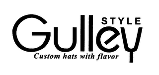 GULLEY,INC. CUSTOM HATS WITH FLAVA logo