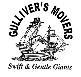 GULLIVER'S MOVERS SWIFT & GENTLE GIANTS logo