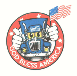 GULLY TRANSPORTATION GOD BLESS AMERICA logo