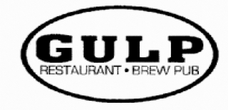 GULP RESTAURANT · BREW PUB logo