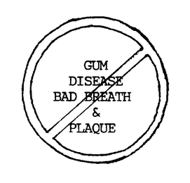 GUM DISEASE BAD BREATH & PLAQUE logo