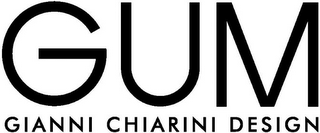 GUM GIANNI CHIARINI DESIGN logo