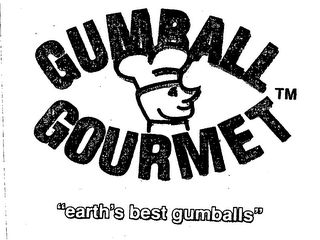 GUMBALL GOURMET "EARTH'S BEST GUMBALLS" logo