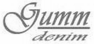 GUMM DENIM logo