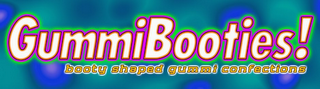 GUMMIBOOTIES! BOOTY SHAPED GUMMI CONFECTIONS logo