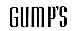 GUMP'S logo