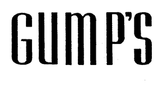 GUMP'S logo