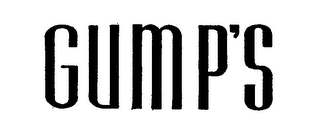 GUMP'S logo