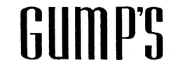 GUMP'S logo