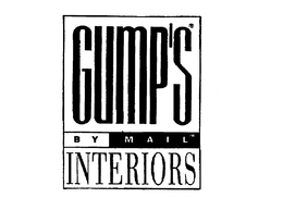 GUMP'S BY MAIL INTERIORS logo