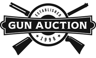 GUN AUCTION ESTABLISHED 1998 logo