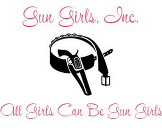 GUN GIRLS, INC. ALL GIRLS CAN BE GUN GIRLS logo