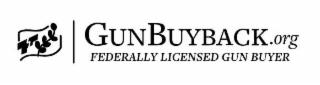 GUNBUYBACK.ORG FEDERALLY LICENSED GUN BUYER logo