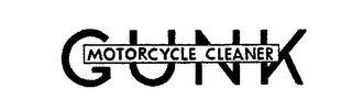 GUNK MOTORCYCLE CLEANER logo
