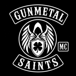 GUNMETAL SAINTS MC logo