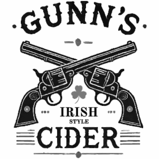 GUNN'S CIDER...IRISH STYLE... logo