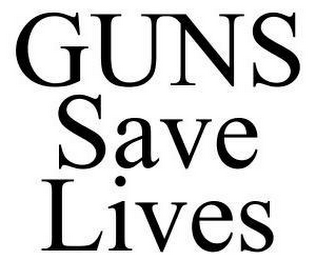 GUNS SAVE LIVES logo