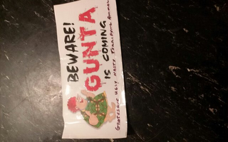 GUNTA GROTESQUE UGLY NASTY TERRIFYING ANIMAL logo