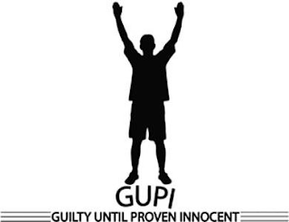 GUPI GUILTY UNTIL PROVEN INNOCENT logo