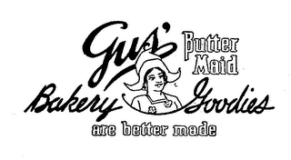 GUS' BAKERY GOODIES BUTTER MAID ARE BETTER MADE logo