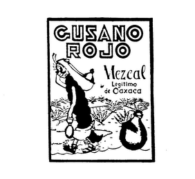 GUSANO ROJO MEZCAL LEGITIMO DE OAXACA logo