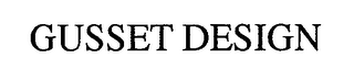 GUSSET DESIGN logo