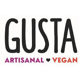 GUSTA ARTISANAL VEGAN logo
