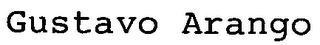 GUSTAVO ARANGO logo