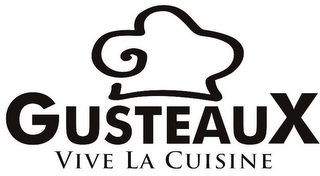 GUSTEAUX VIVE LA CUISINE logo