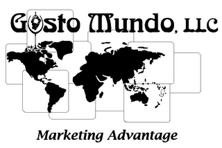 GUSTO MUNDO, LLC MARKETING ADVANTAGE logo