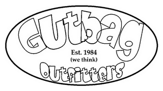 GUTBAG OUTFITTERS EST. 1984 (WE THINK) logo