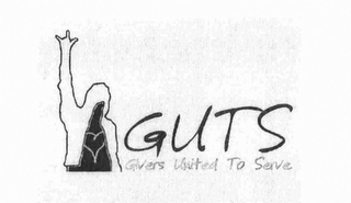 GUTS GIVERS UNITED TO SERVE logo