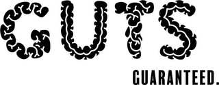 GUTS GUARANTEED. logo
