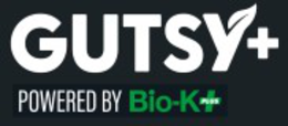 GUTSY+ POWERED BY BIO-K+ PLUS logo