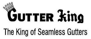 GUTTER KING THE KING OF SEAMLESS GUTTERS logo
