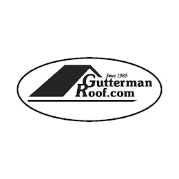 GUTTERMAN ROOF.COM SINCE 1986 logo