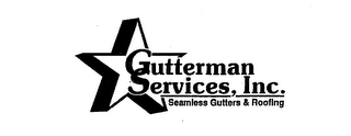 GUTTERMAN SERVICES, INC. SEAMLESS GUTTERS & ROOFING logo