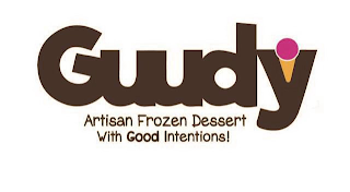 GUUDY ARTISAN FROZEN DESSERT WITH GOOD INTENTIONS! logo