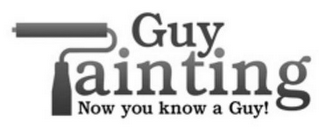 GUY AINTING NOW YOU KNOW A GUY! logo