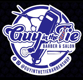 GUY IN THE TIE BARBER AND SALON logo