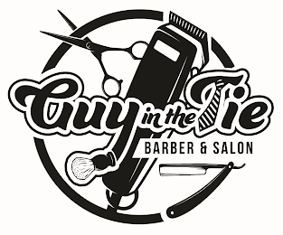 GUY IN THE TIE BARBER & SALON logo