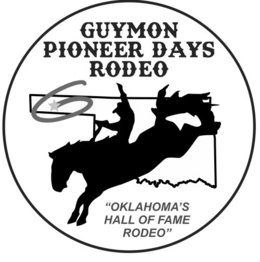 GUYMON PIONEER DAYS RODEO "OKLAHOMA'S HALL OF FAME RODEO" logo