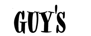 GUY'S logo
