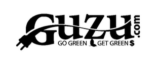 GUZU.COM GO GREEN GET GREEN logo