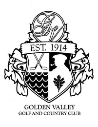 GV EST. 1914 GOLDEN VALLEY GOLF AND COUNTRY CLUB logo